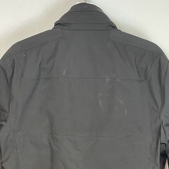 Elie Tahari Coat Men's Medium Black Heavyweight Full Zip Military Field Jacket - Picture 9 of 15